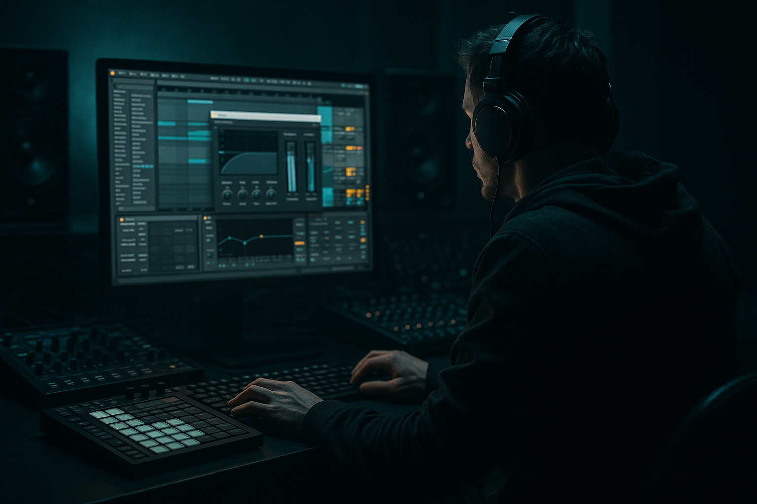 Warehouse Code a darkside intro: resample and arrange in Ableton Live 12 (Intermediate) cover image