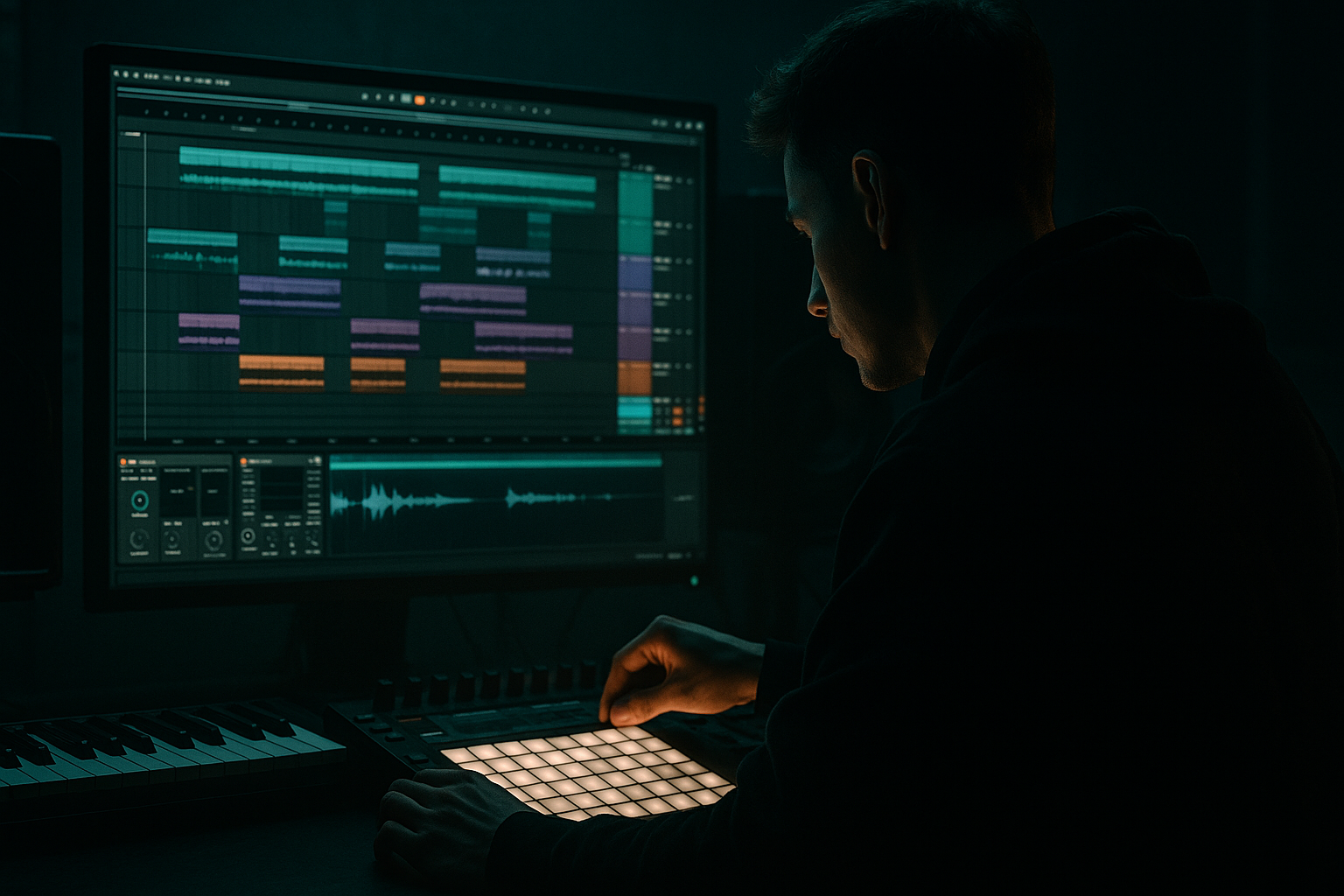 DJ Fresh masterclass: compose the string layer in Ableton Live 12 for modern punch and vintage soul (Beginner · Basslines · tutorial) cover image