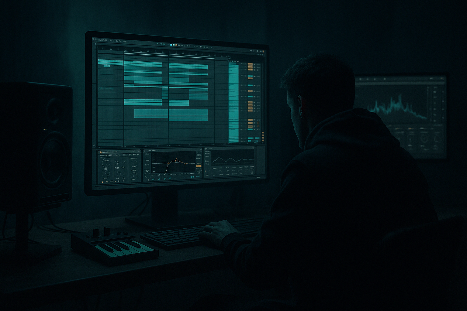 Total Science edit: tighten a tom fill from scratch in Ableton Live 12 using Session View to Arrangement View (Intermediate · Basslines · tutorial) cover image