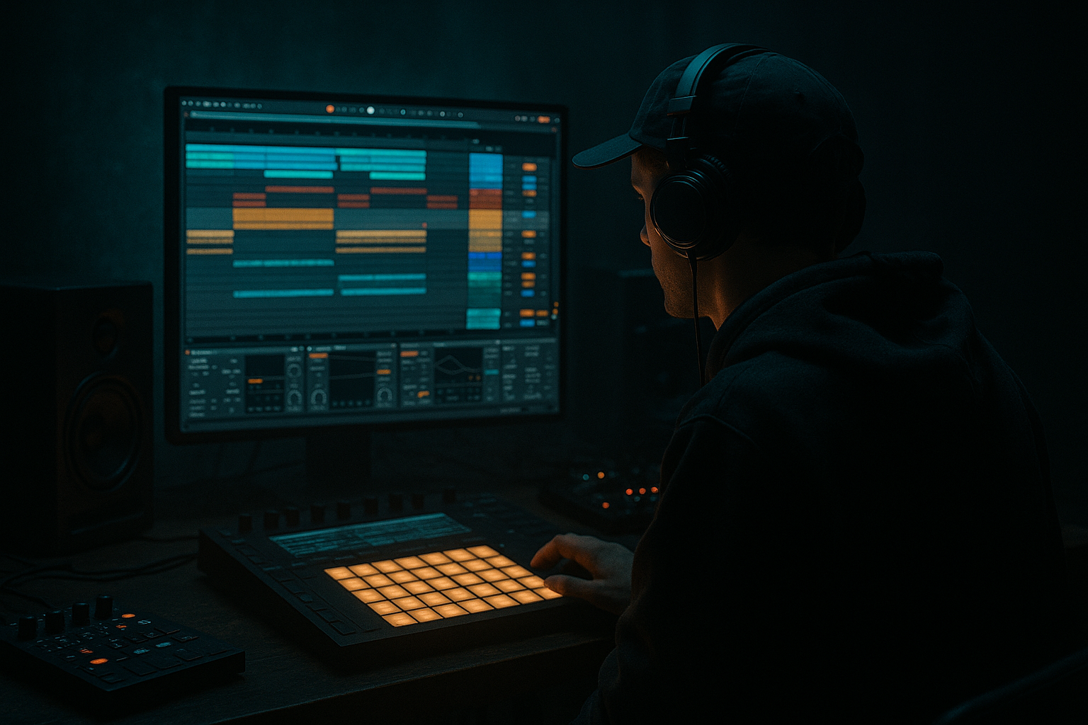Clipz edit: warp a tom fill from scratch in Ableton Live 12 using Session View to Arrangement View (Beginner · FX · tutorial) cover image